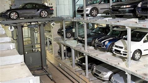 fully automatic car parking system|Robotic Parking .